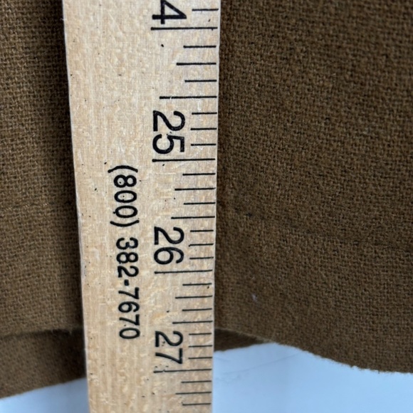 H&M Wool Shirt Jacket Mens S Double Pockets Camel Brown Minimalist Shacket Coat - Picture 10 of 13